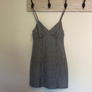 🌸$5 SO mini dress, Oxford black & white plaid size 5 juniors